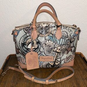 Dooney & Bourke Disney Fantasy Cruise Ship Inaugural Sailing Purse Bag Satchel